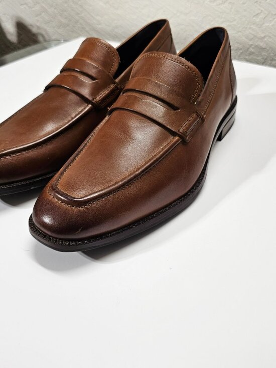 Cole Haan- Size 9M Men\'s Øriginal Grand Brown Leather Penny Loafers main image 13